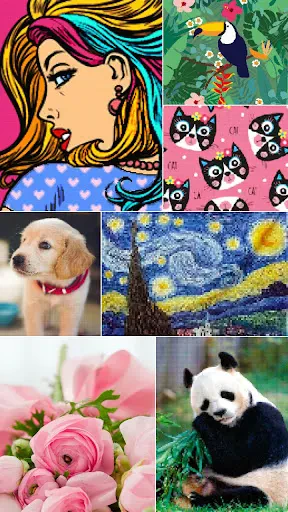 Color by Letter: Sewing game screenshot