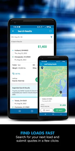 TQL Carrier Dashboard screenshot