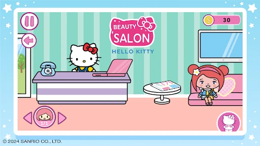 Hello Kitty: Beauty Salon screenshot
