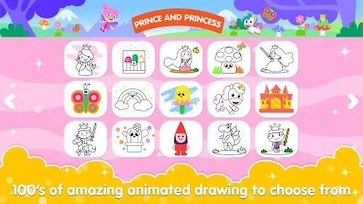Coloring and Drawing For Girls screenshot