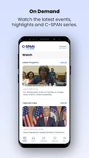 C-SPAN Now screenshot