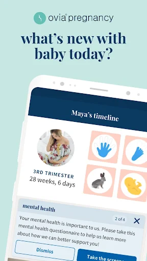 Ovia Pregnancy & Baby Tracker screenshot