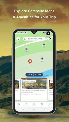 Recreation.gov screenshot