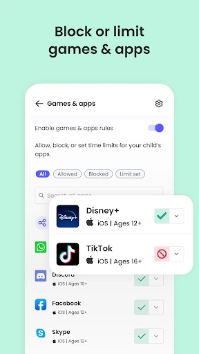 Qustodio Parental Control App screenshot