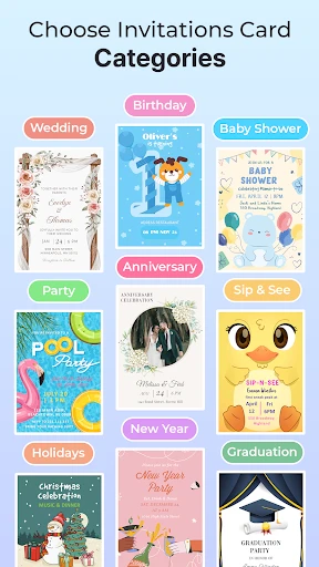 Invitation Maker & Card Design screenshot