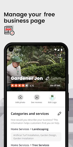 Yelp for Business screenshot