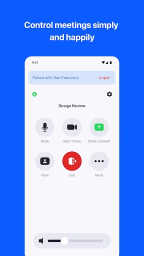 Zoom Rooms Controller screenshot