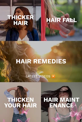 Haircare app for women screenshot