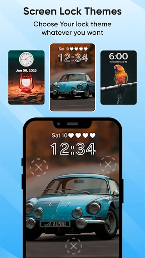 Touch Lock Screen Touch Photo screenshot