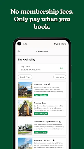Campspot: RV & Tent Camping screenshot