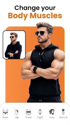 Smarty Men Jacket Photo Editor screenshot