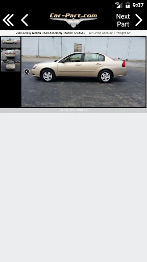 Car-Part.com Used Auto Parts screenshot