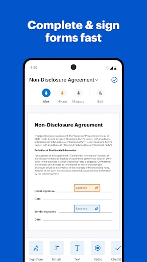 signNow: Sign & Fill PDF Docs screenshot