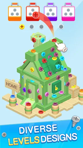 Screw Away: 3D Pin Puzzle screenshot
