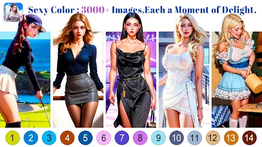 Adult Sexy Coloring Games screenshot