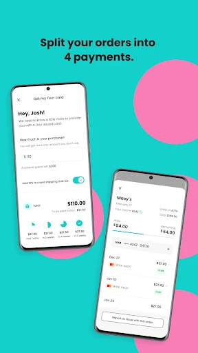 Four | Buy Now, Pay Later screenshot