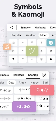 Fonts Art: Cute Keyboard Font screenshot