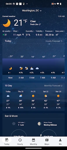 MSN Weather - Forecast & Maps screenshot