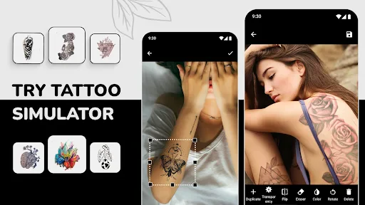 Tattoo Simulator Tattoo Maker screenshot