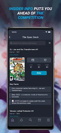 Key Collector Comics screenshot