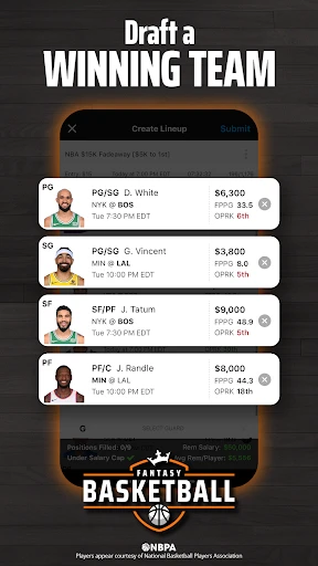DraftKings Fantasy Sports screenshot