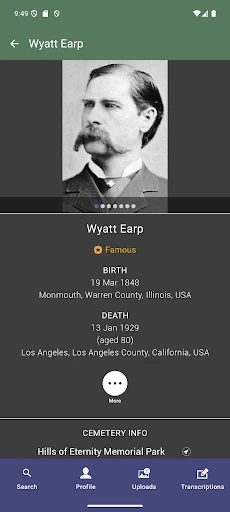 Find a Grave screenshot