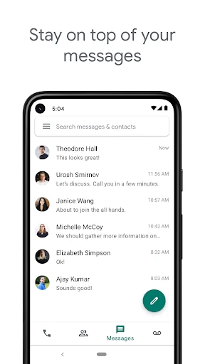 Google Voice screenshot