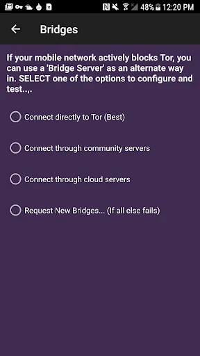 Orbot: Tor for Android screenshot
