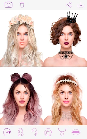 Virtual Hair Style Changer screenshot