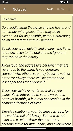 Notepad - simple notes screenshot