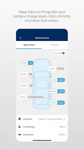 MyHyundai with Bluelink screenshot