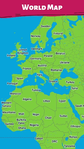 All Countries - World Map screenshot