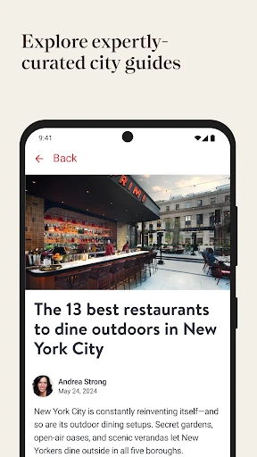 OpenTable screenshot