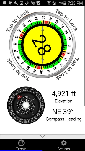 Avalanche Inclinometer screenshot