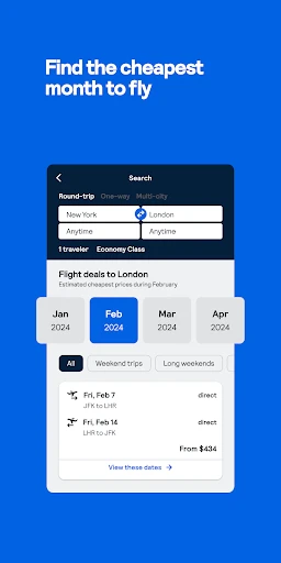 Skyscanner Flights Hotels Cars screenshot