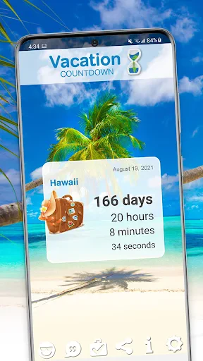 Vacation Countdown App screenshot