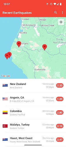 My Earthquake Alerts Pro screenshot