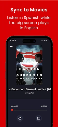 TheaterEars Movies in Spanish screenshot