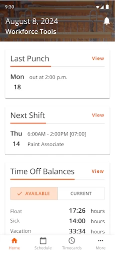Workforce Tools screenshot