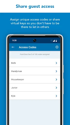 Schlage Home screenshot