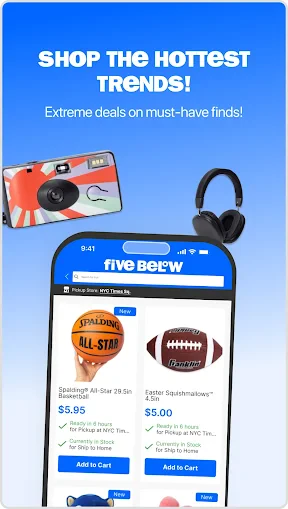 Five Below screenshot