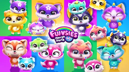Fluvsies Merge Party screenshot