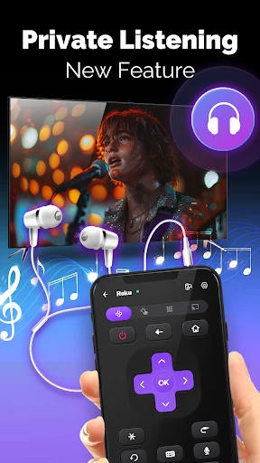 TV remote control for Roku screenshot