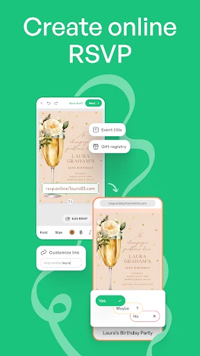 Invitation Maker: Cards & RSVP screenshot