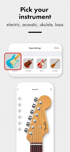 Fender Guitar Tuner screenshot