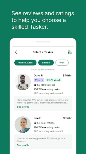 Taskrabbit - Handyman, Errands screenshot