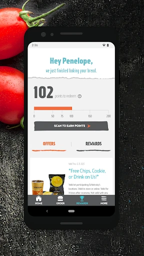 Schlotzsky's Rewards Program screenshot