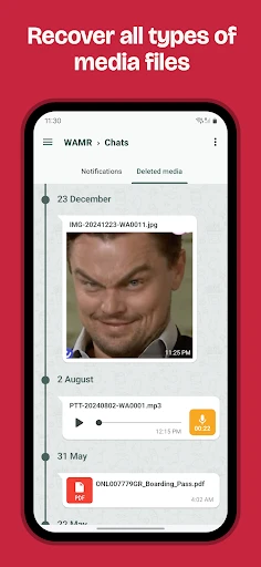 WAMR: Reveal deleted messages! screenshot