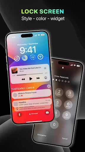 Lock Screen, Widgets - YoLock screenshot