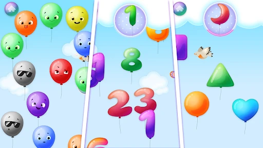 Baby Balloons pop screenshot